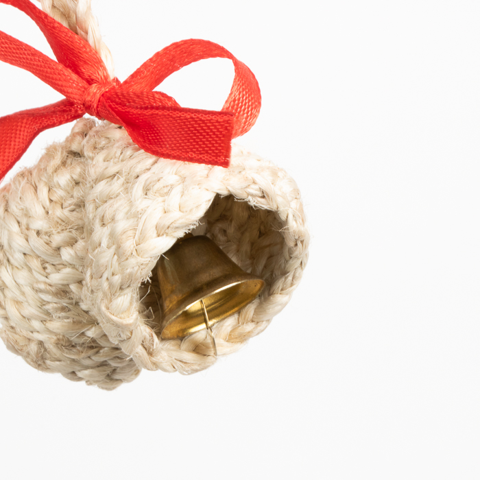 Natural colour braided jute bells | Gallery 1