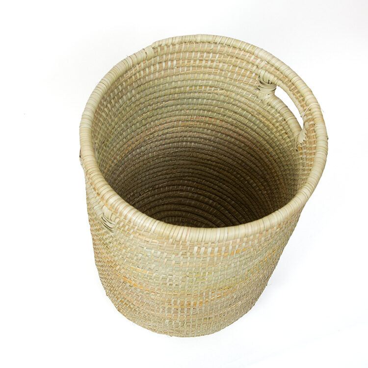 Tall natural kaisa laundry basket | Gallery 1