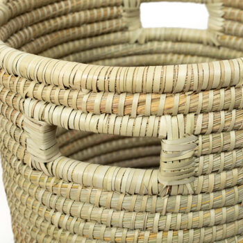 Tall natural kaisa laundry basket | Gallery 2