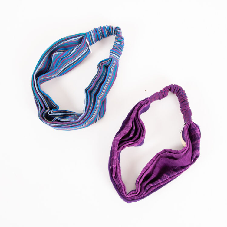 Folded fabric headband