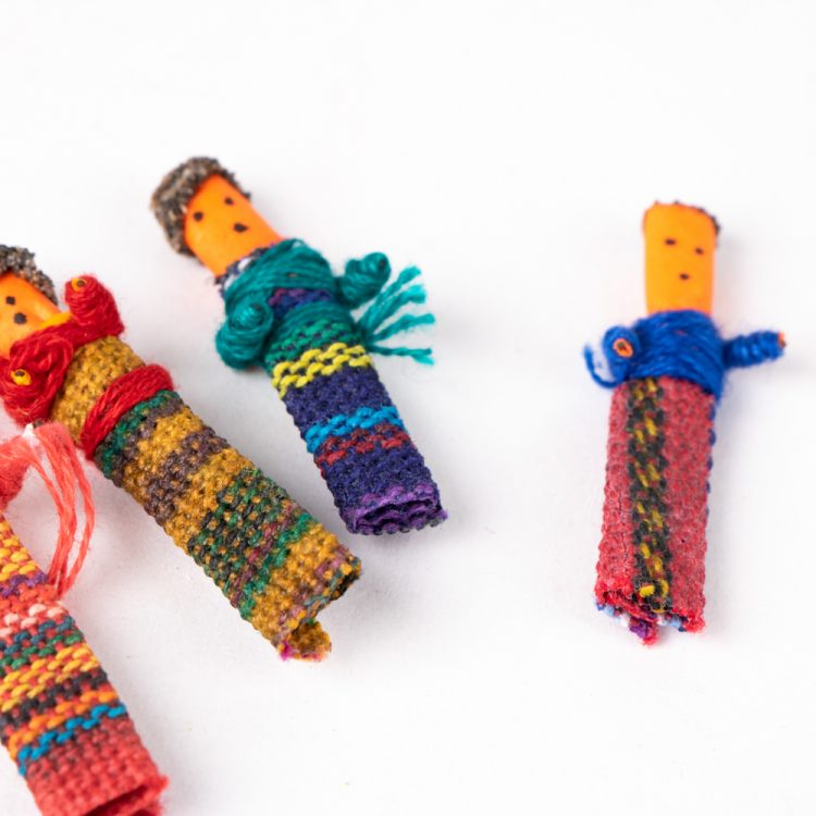 6 small worry dolls in bag | Gallery 2 | TradeAid