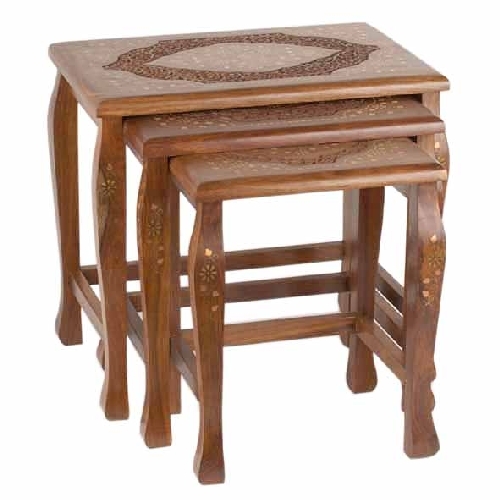 Sheesham wood nesting tables | TradeAid
