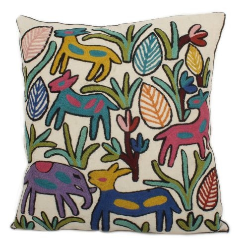 Colourful animal cushion cover | Gallery 1 | TradeAid