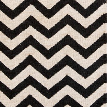 X-large black and white zigzag rug | Gallery 2 | TradeAid