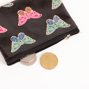 Black leather butterfly purse | Gallery 2 | TradeAid