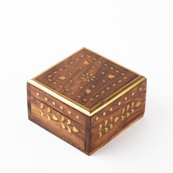 Ornate box with secret lock