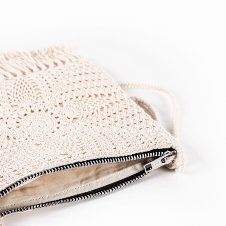 Crochet fringed shoulder bag | Gallery 2