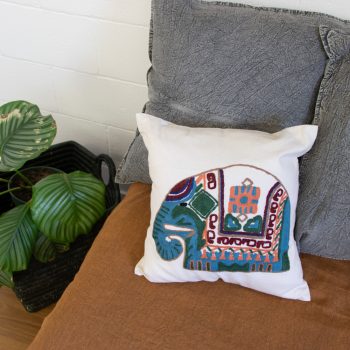 Elephant cushion cover | TradeAid