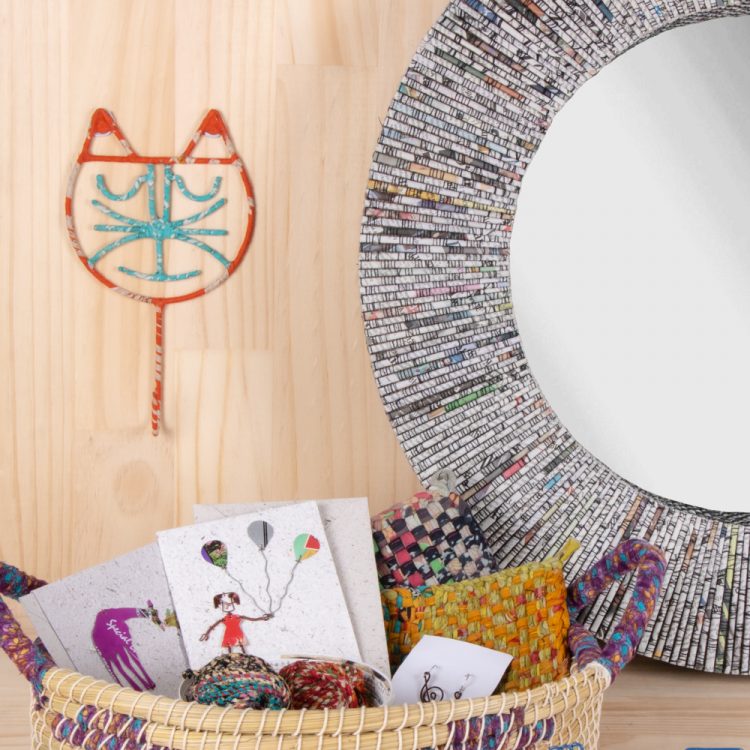 Recycled paper mirror | Gallery 2 | TradeAid