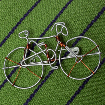 Bicycle brooch