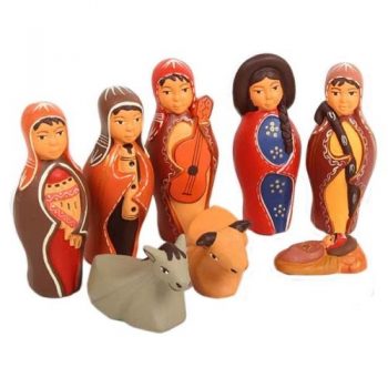Large ceramic nativity set | TradeAid