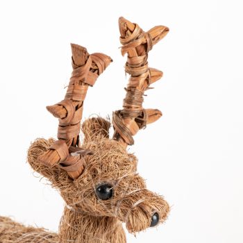 Coco fibre standing reindeer | Gallery 2