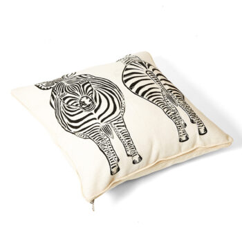 Zebra cushion cover | Gallery 1