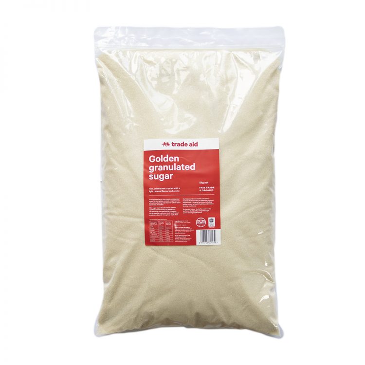 Golden granulated sugar – 5kg | TradeAid