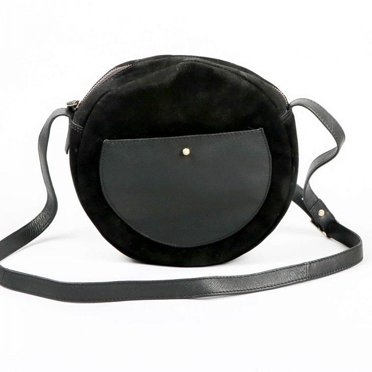 Black leather bag | TradeAid