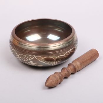 Silver plated singing bowl