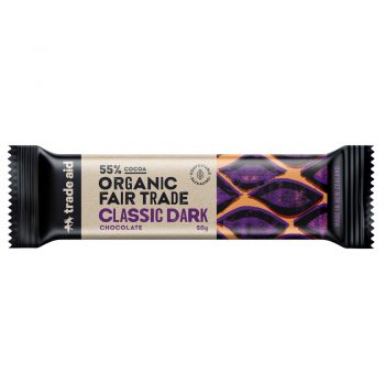 Organic 55% classic dark chocolate – 50g