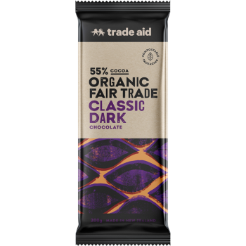 Organic 55% classic dark chocolate – 200g | TradeAid
