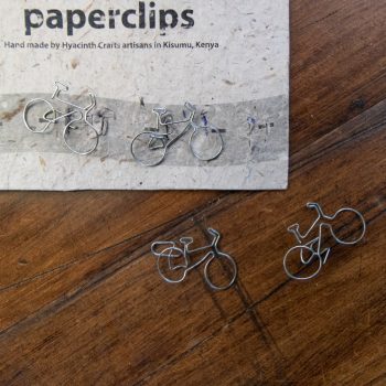 Bicycle paper clips