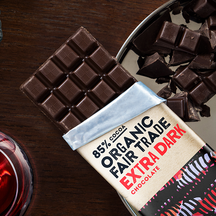 Organic 85% extra dark chocolate – 100g | Gallery 1