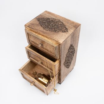 Three drawer mango wood chest | Gallery 2