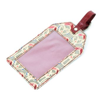 Face design leather luggage tag | Gallery 1 | TradeAid