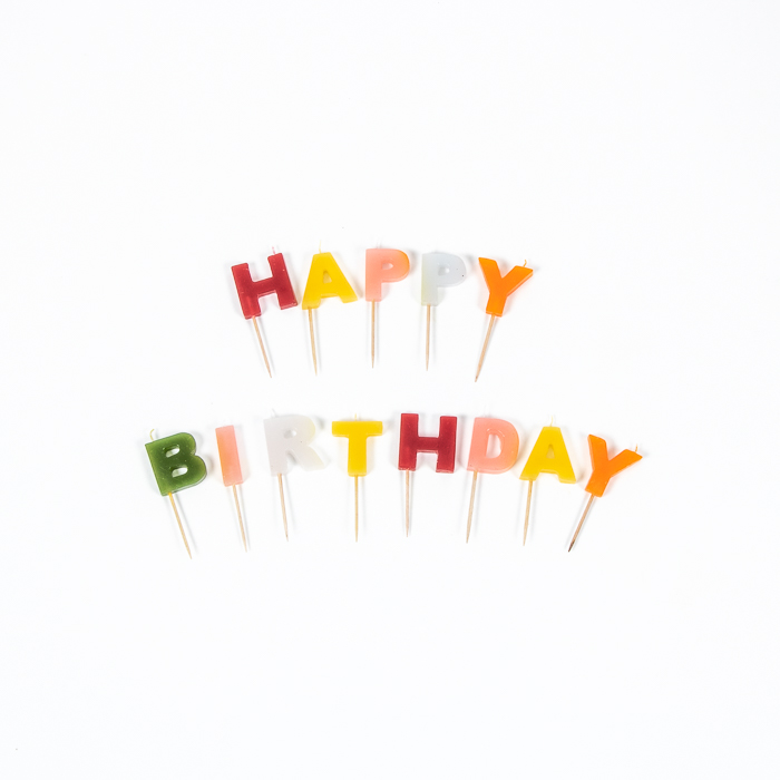 Happy birthday candles | TradeAid
