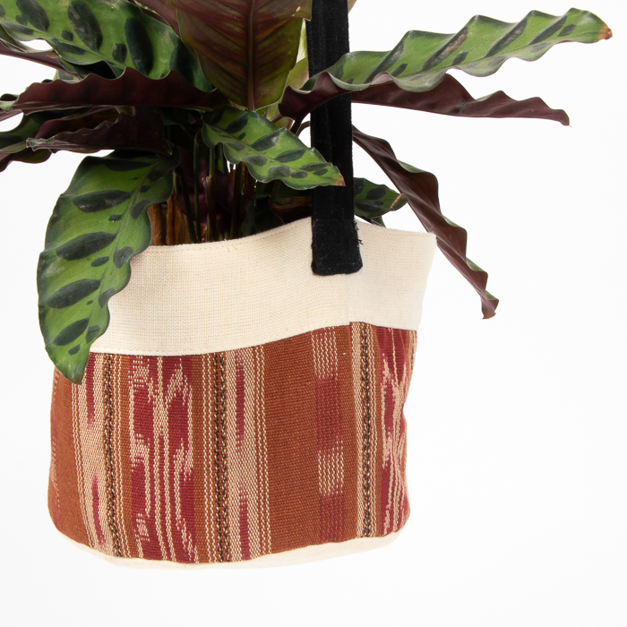 Brown cotton hanging planter | Gallery 2