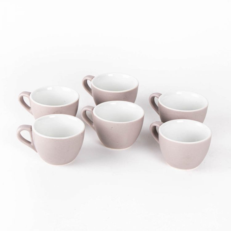 Grey flat white cups (set of 6) | TradeAid