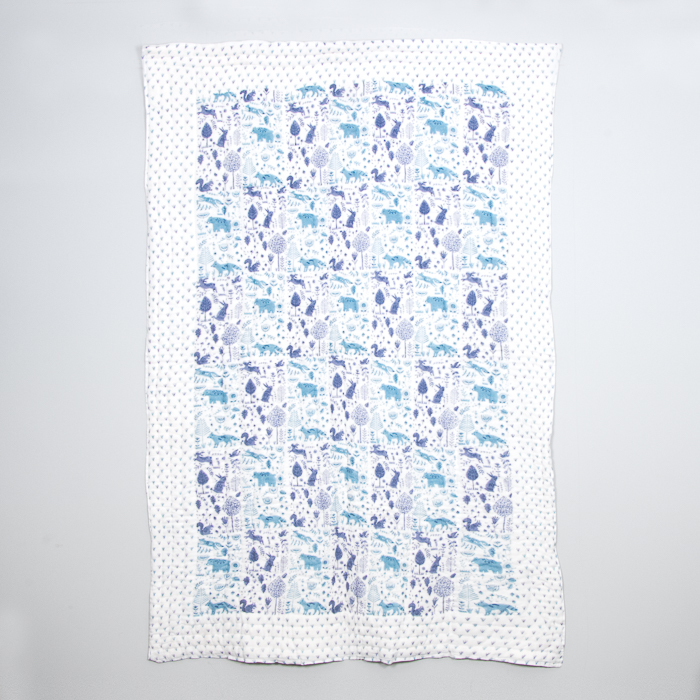 Blue folkland single quilt | Gallery 2 | TradeAid