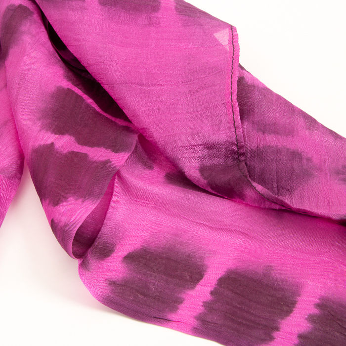 Tied dye silk scarf | Gallery 2
