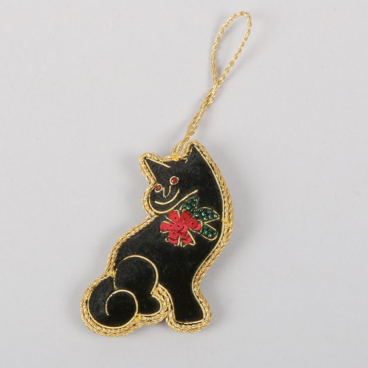 Black cat decoration
