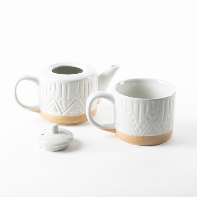 Linear speckle teapot and mug | Gallery 2 | TradeAid