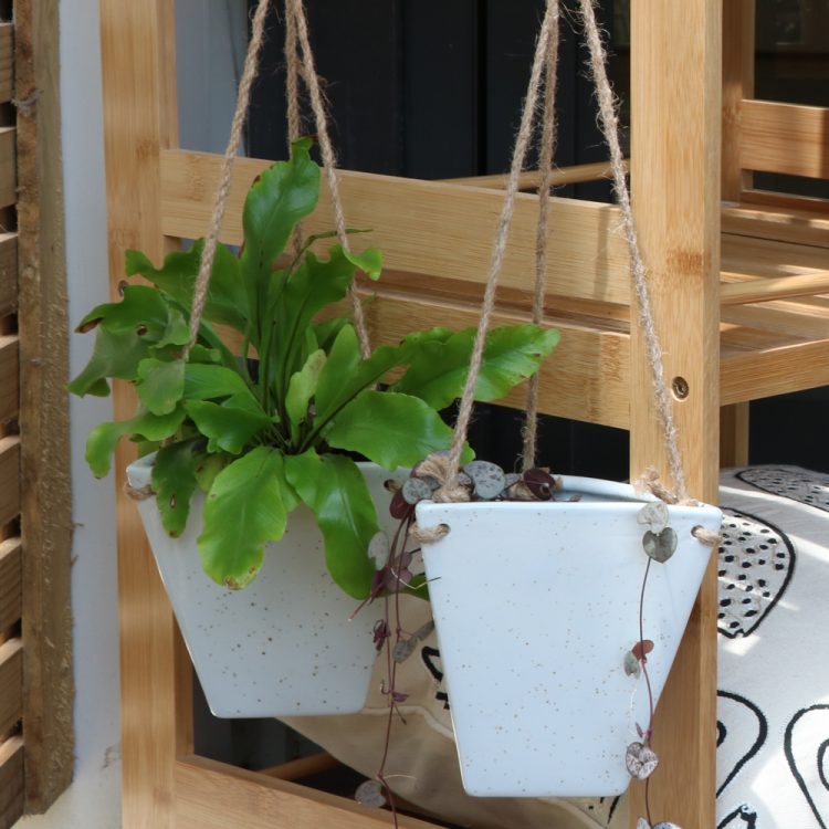 Conical hanging planter