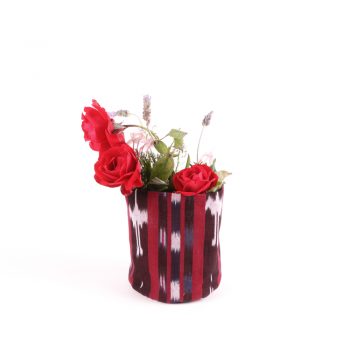 Tall red cotton planter