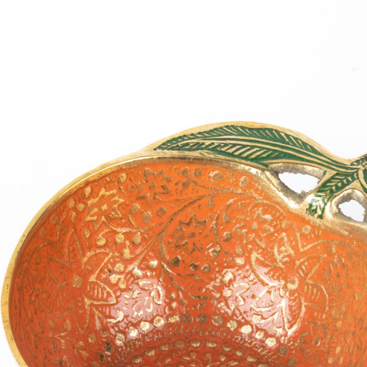 Orange meena work bowl | Gallery 2 | TradeAid