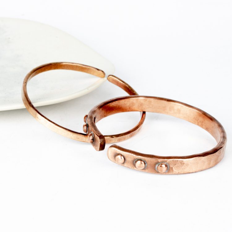Hammered copper bangle | Gallery 2 | TradeAid