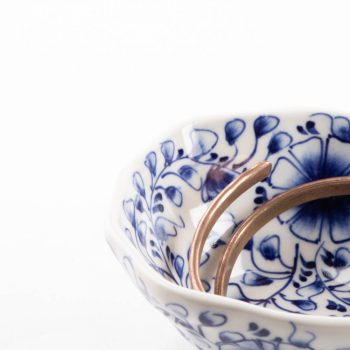 White bowl with blue flowers | Gallery 2 | TradeAid