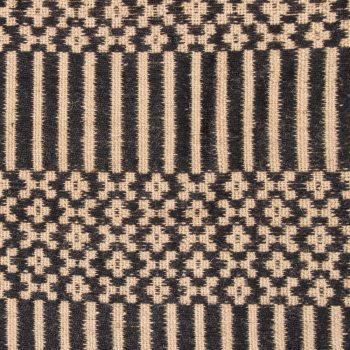 Floral and striped jute rug | Gallery 2