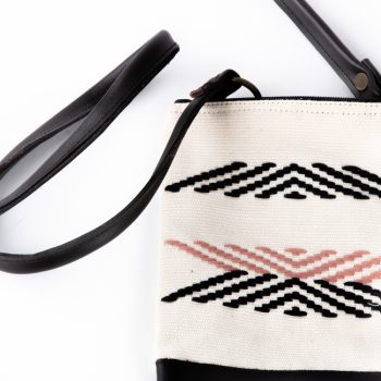 Fabric & leather sling bag | Gallery 1