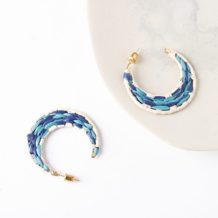 Blue moon earrings | Gallery 1 | TradeAid