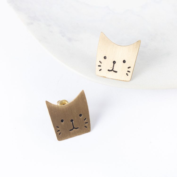 Cute cat earrings | Gallery 1