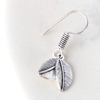 Silver leaves earrings | Gallery 2