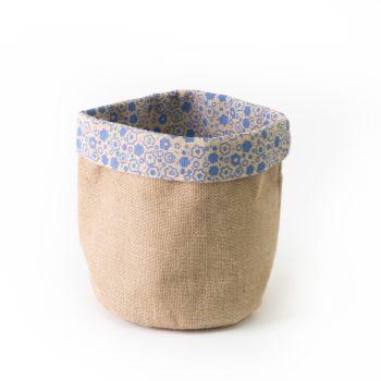 Floral jute basket small | TradeAid