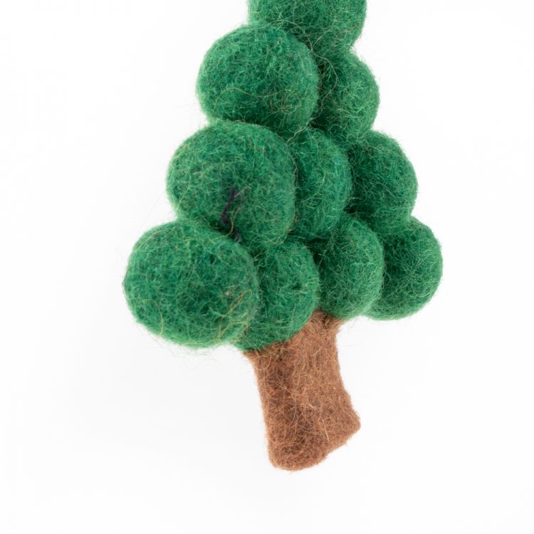 Felt ball tree ornament | Gallery 2