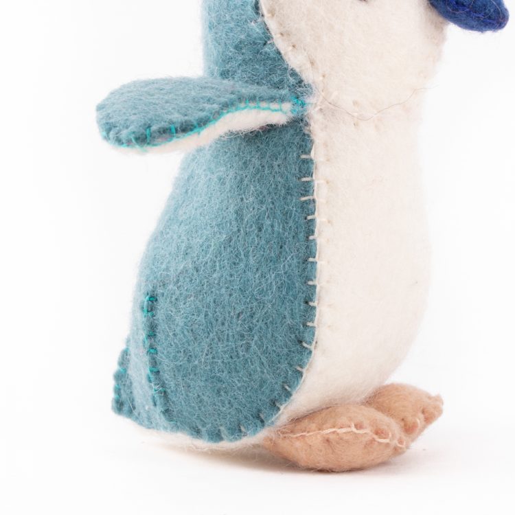 Blue felt penguin decoration | Gallery 1 | TradeAid
