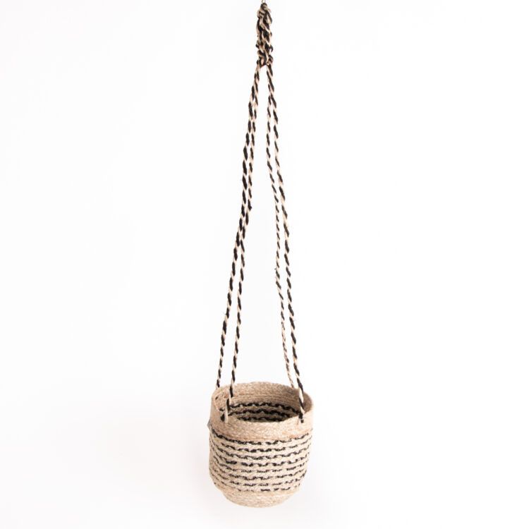 Black sika hanging basket