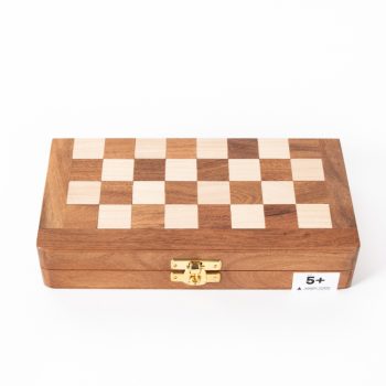 Sheesham wood folding chess set | TradeAid