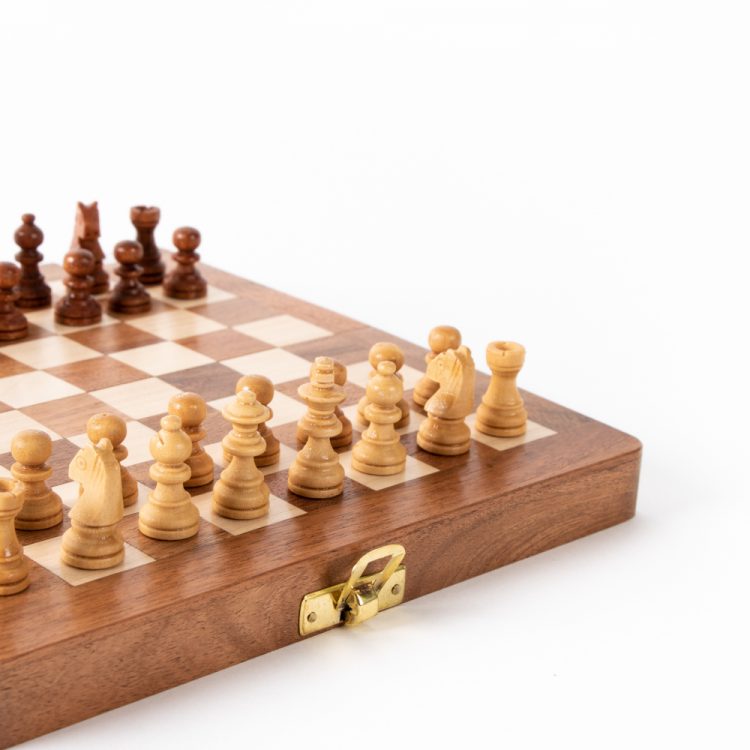 Sheesham wood folding chess set | Gallery 1 | TradeAid