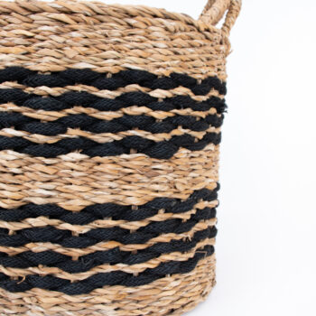 Set of 3 – striped hogla round baskets | Gallery 2 | TradeAid